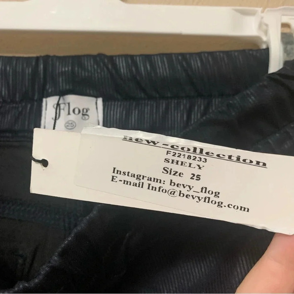 Bevy Flog Shely Pants in Blue Stripe Size 25 NWT New - Picture 12 of 15